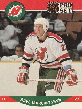 Dave Marcinyshyn - 1990 Pro Set Hockey Card